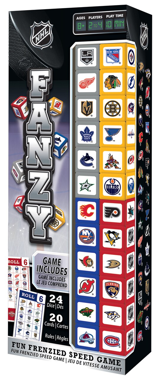 MasterPieces Family Game - NHL Fanzy Dice Game - Officially Licensed Game for Kids & Adults
